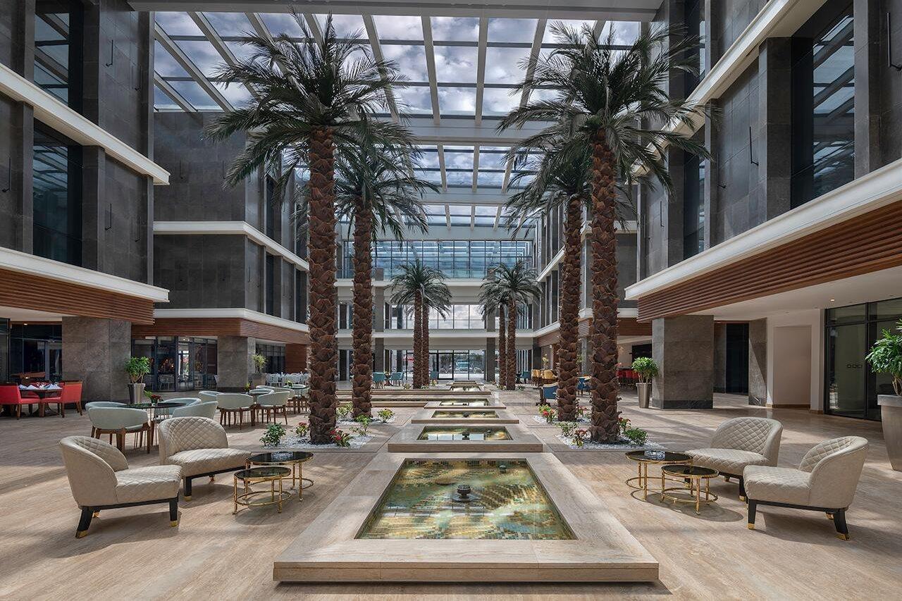 Crystal Inn Hotel - Alamein (Adults Only) El Alamein Exteriör bild The lobby of the hotel