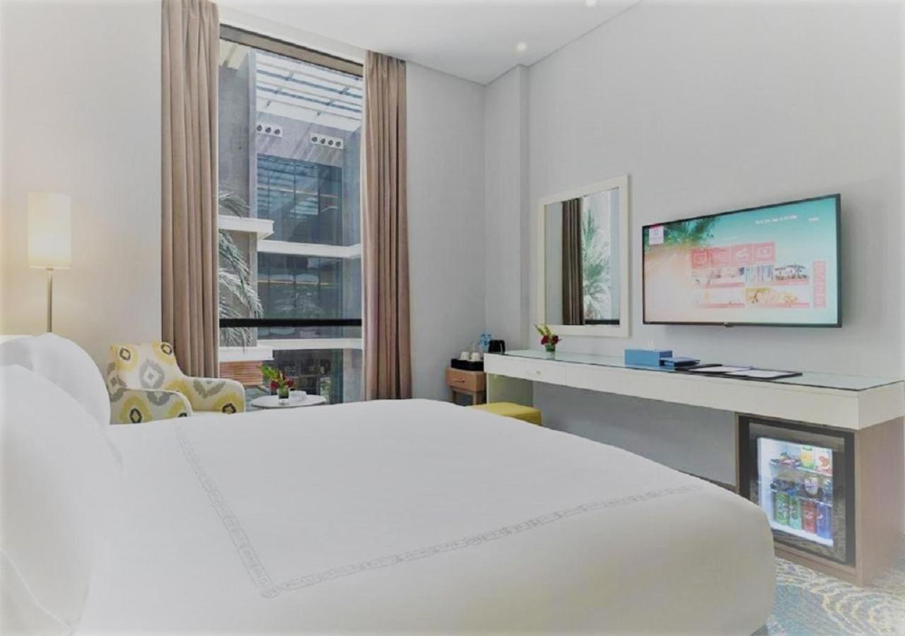 Crystal Inn Hotel - Alamein (Adults Only) El Alamein Exteriör bild A 3D rendering of a hotel room