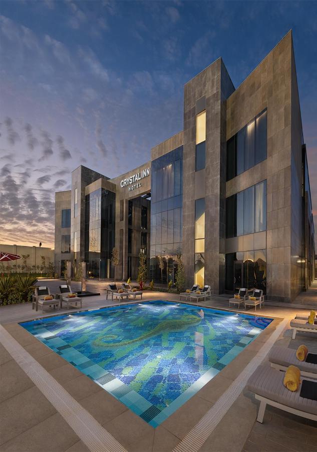 Crystal Inn Hotel - Alamein (Adults Only) El Alamein Exteriör bild The hotel's pool